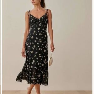Reformation Embry Midi Dress Size 0